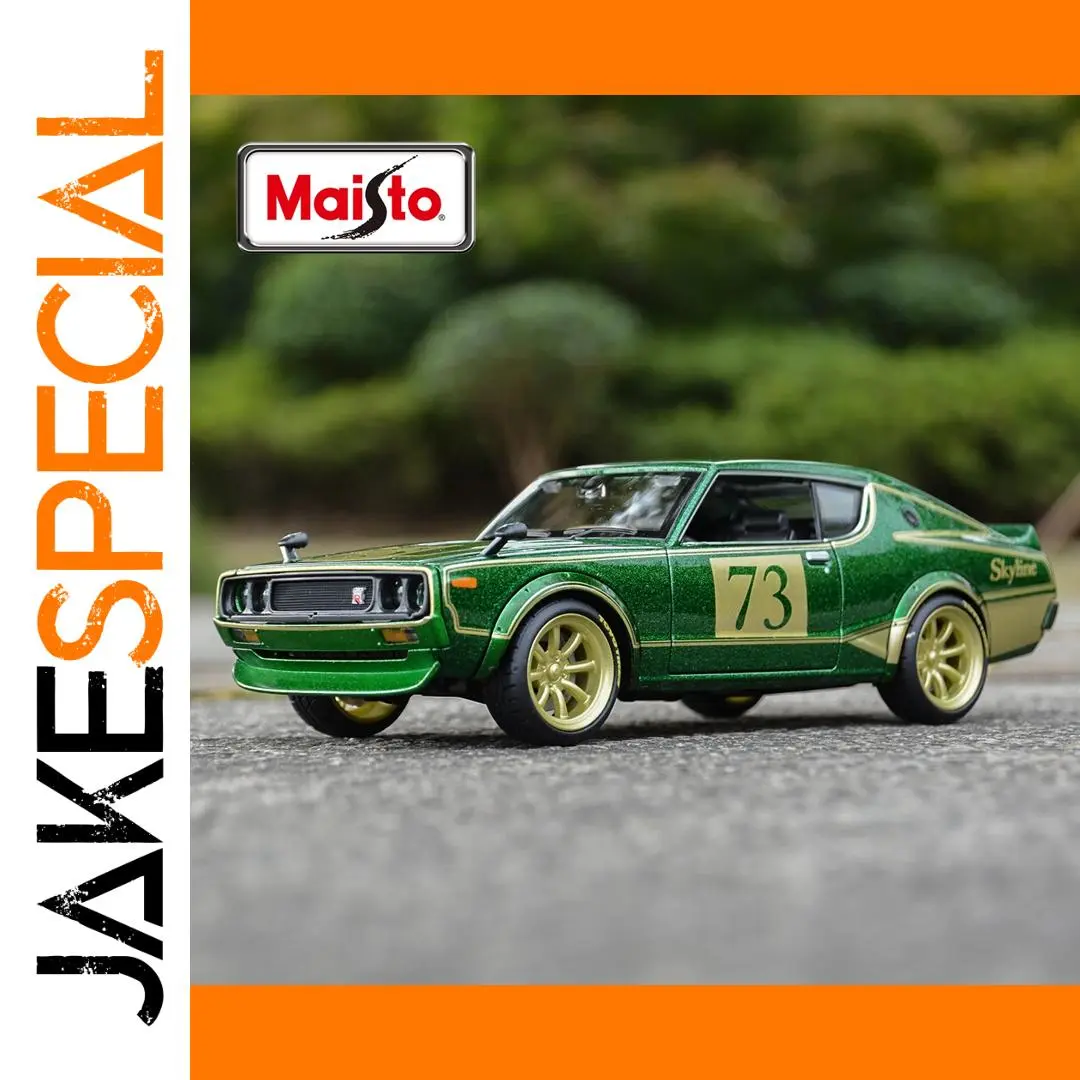 Maisto 1:24 1973 Nissan Skyline Model Car 1 Maisto 1:24 1973 Nissan Skyline Model Car
