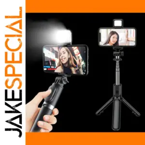360-Degree Wireless Bluetooth Selfie Stick Tripod