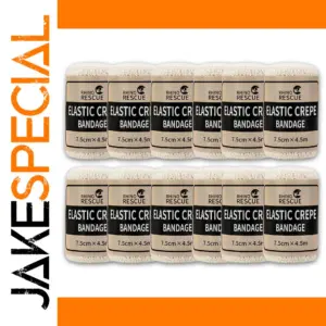 RHINO 6/12 pcs Elastic Crepe Bandages Set