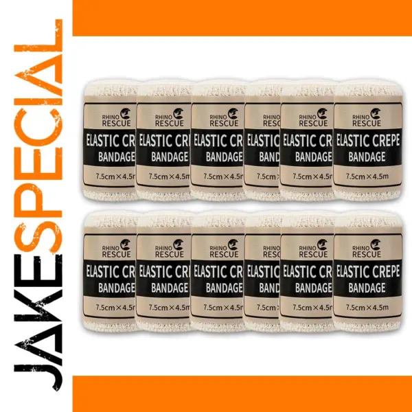 RHINO 6/12 pcs Elastic Crepe Bandages Set