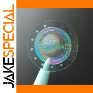 Transparent Round Holographic Tamper Proof Stickers