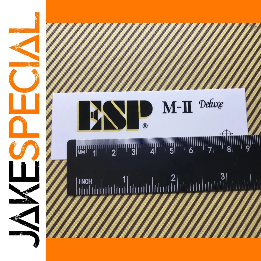 3pcs E-S-P M-II Deluxe Guitar Headstock Decals 1 3pcs E-S-P M-II Deluxe Guitar Headstock Decals