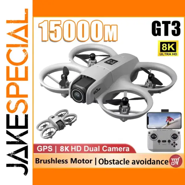 GT3 8K GPS Quadcopter Drone with Remote