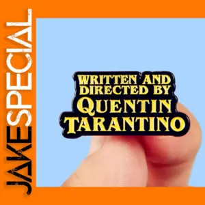 Quentin Tarantino Enamel Brooch Pin