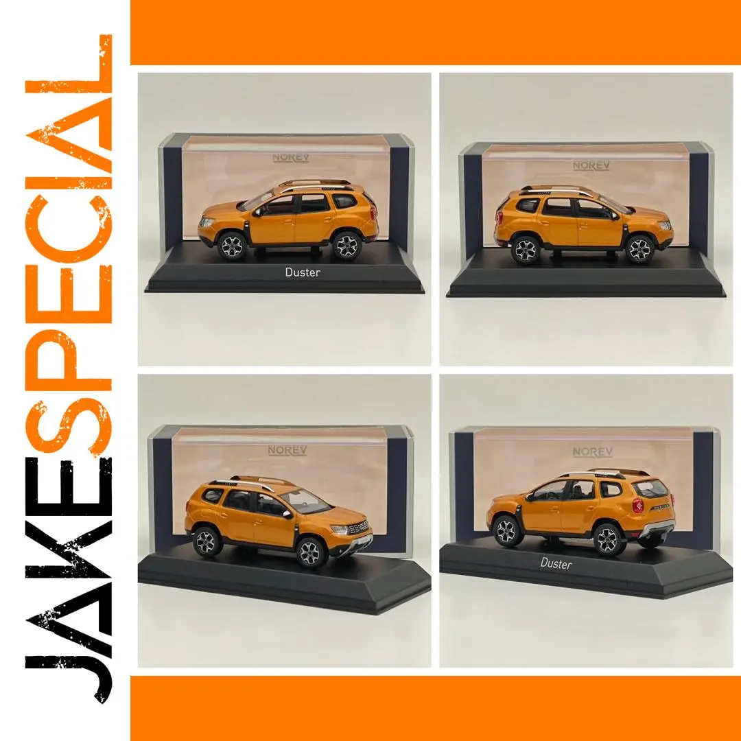 Norev Dacia Duster Diecast Model 1:43 Orange 1 Norev Dacia Duster Diecast Model 1:43 Orange