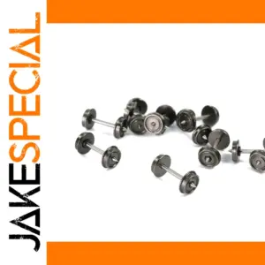 Evemodel 12pcs HO Scale Metal Wheelset C8725