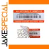 Silver PET Warranty Void Security Stickers 5x2cm