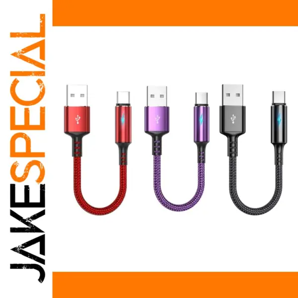 Set of 4 USB Type-A to Type-C Cables