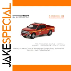 1:64 Scale 2018 Ford F-150 Seattle Fire Model