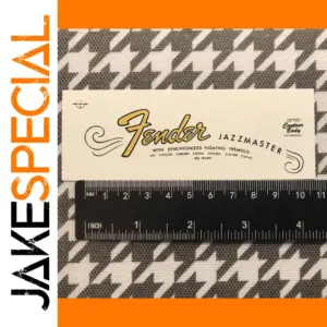 Fender Jazzmaster Headstock Decal Set of 3