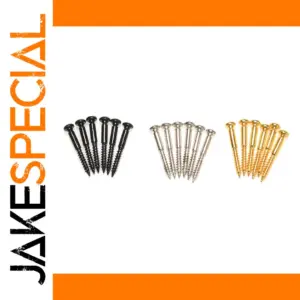 Set of 6 Stainless Steel Guitar Bridge Screws