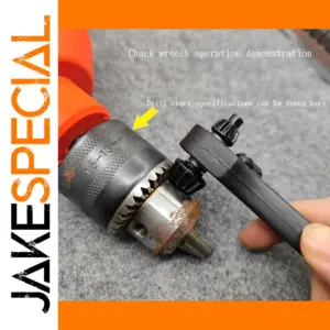 2-in-1 Electric Drill Chuck Key Wrench