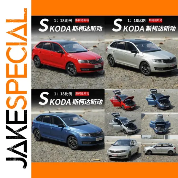 Diecast 1/18 Shanghai VW Skoda Model Car