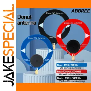 Donut Short Wave & MW Antenna 4-180MHz