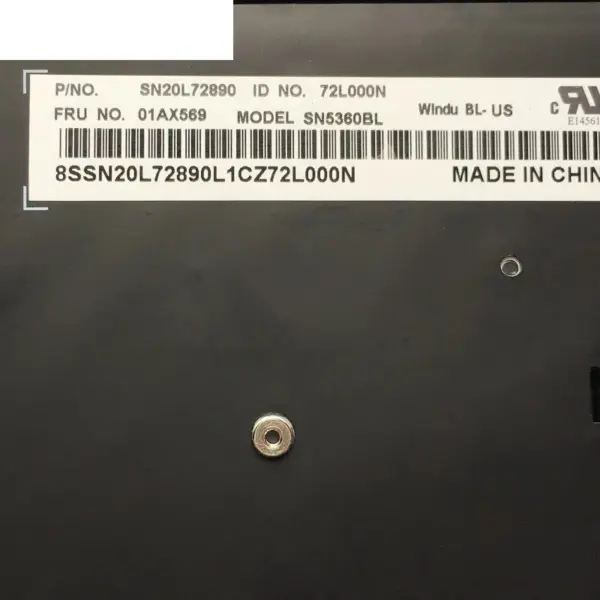 US Backlit Keyboard for Lenovo Thinkpad T470 T480 A475 A485 - Image 3