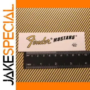 Fender Mustang Offset Headstock Decal Set 3 Pcs