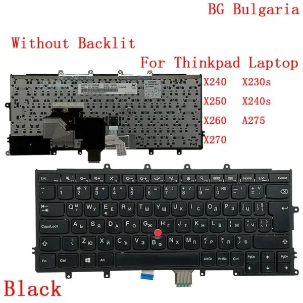 Lenovo ThinkPad Backlit Keyboard for X240 to X270 - Image 7