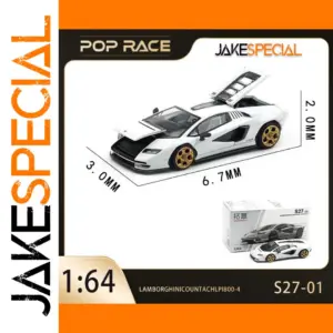 POP RACE Lamborghini Countach 1:64 Miniature Car