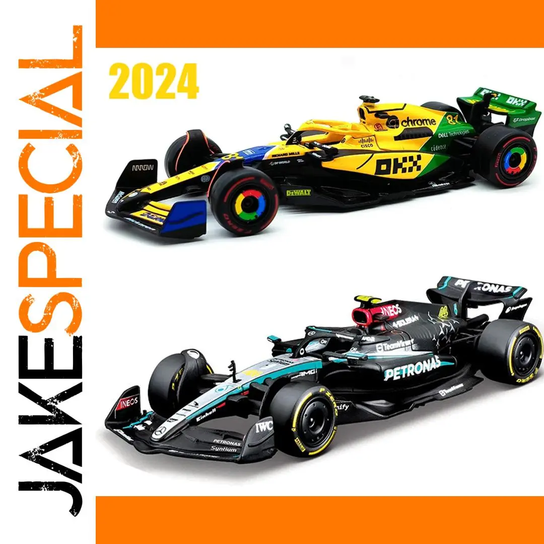 Bburago Mercedes-AMG F1 W15 Model Car 1 Bburago Mercedes-AMG F1 W15 Model Car