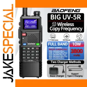 Baofeng UV-5RH Pro MAX Air Band Walkie Talkie