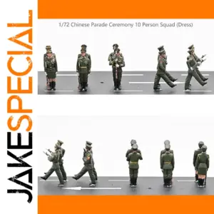 1/72 Chinese Parade Ceremony 10-Person Squad Model