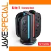 Black 4-in-1 Nintendo Switch Joy-Con Charger Dock