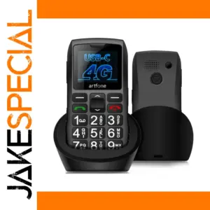 Artfone C1+ Senior LTE 4G Mobile Phone with Charging Dock