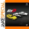 Time Micro 1:64 Yellow RX-7 Diecast Model Car