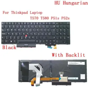 Lenovo ThinkPad T570 P51S Backlit UK Keyboard 40 5007d287 no logo