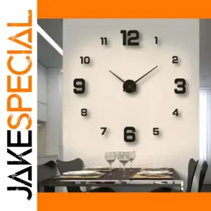 Frameless 16 Inch Acrylic Wall Clock Decor