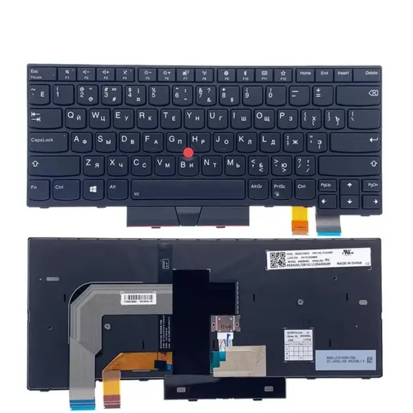 Backlit Keyboard for Lenovo Thinkpad T470 T480 - Image 2