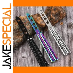 Foldable Stainless Steel Butterfly Knife Trainer