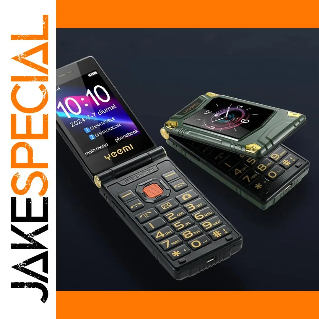 2G Senior Flip Phone with Dual Screens 1 2G Senior Flip Phone with Dual Screens