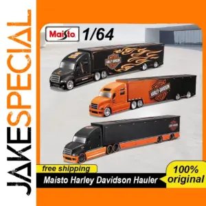 Maisto 1:64 Harley Davidson Container Trailer Model