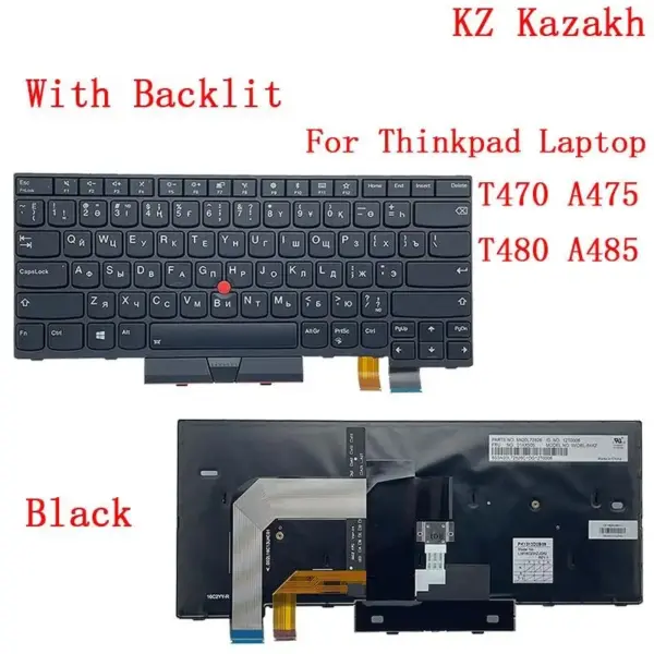 Backlit Keyboard for Lenovo Thinkpad T470 T480 - Image 8