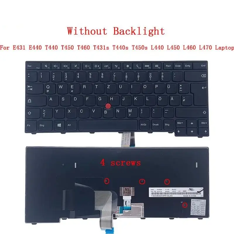 German Backlit Keyboard for Lenovo Thinkpad T440 9 German Backlit Keyboard for Lenovo Thinkpad T440 - Image 9