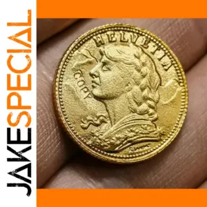 Replica 1897 Switzerland Vreneli Coin Copy