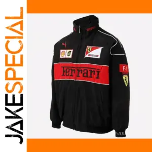 Ferrari Formula 1 Black Jacket with Logos