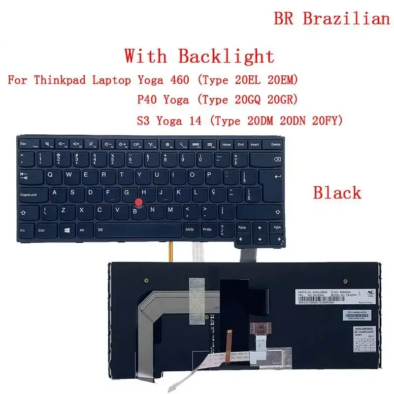 Lenovo Thinkpad Backlit Keyboard for Yoga 14 & P40 10 Lenovo Thinkpad Backlit Keyboard for Yoga 14 & P40 - Image 10