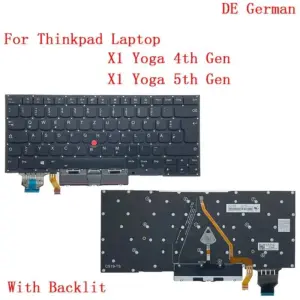 Backlit Spanish Keyboard for Lenovo ThinkPad X1 Yoga 28 55bac5ea no logo
