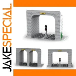 Creative Train Tunnel Building Blocks for Kids