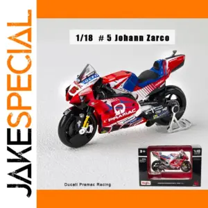 1/18 Ducati Pramac Racing Motorcycle Model #5