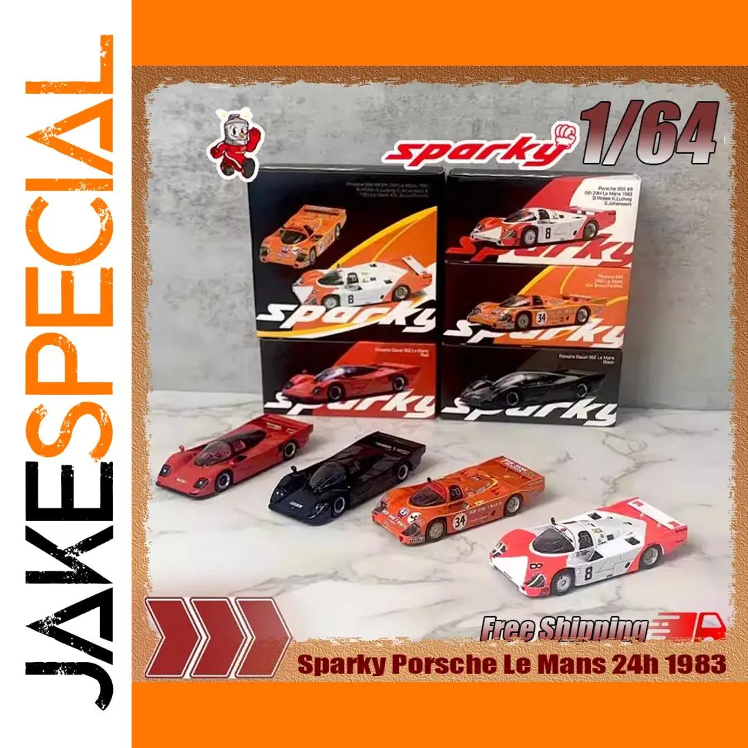 Sparky Porsche Le Mans 24h 1983 Model Car 1 Sparky Porsche Le Mans 24h 1983 Model Car