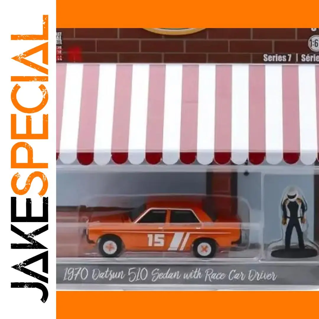 1970 Datsun 510 Sedan Model with Driver 1 1970 Datsun 510 Sedan Model with Driver