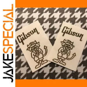 Gibson Logo 2Pcs Guitar Headstock Decals