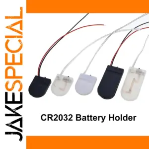 10-Pack CR2032 Battery Holder with Switch