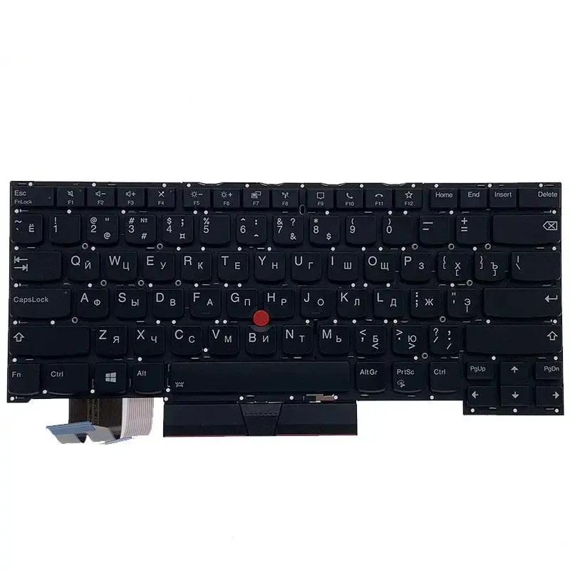 Russian Backlit Keyboard for Lenovo T490s/T495s T14s 2 Russian Backlit Keyboard for Lenovo T490s/T495s T14s - Image 2