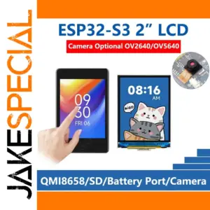 ESP32 S3 2 Inch Touch LCD Camera Board
