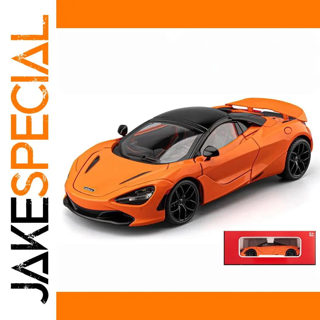 1:18 McLaren 720S Diecast Model Car Orange 1 1:18 McLaren 720S Diecast Model Car Orange