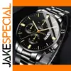 Men's Luxury Quartz Stainless Steel Watch JS-FMSSWCQWMB